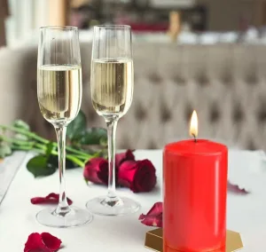 Набір свічок 4 шт. циліндр червоні sw40/60