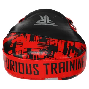 Лапа вигнута для боксу та єдиноборств FISTRAGE FURIOUS 2 шт червоний-чорний