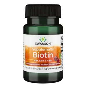 Biotin 5000 мкг - 60 жув. таблеток вишневий смак