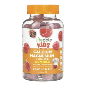 Calcium Magnesium + Vitamin D Kids - 90 жуйок