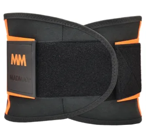 Compression Belt MadMax MFA-277 Slimming belt Black/neon orange L