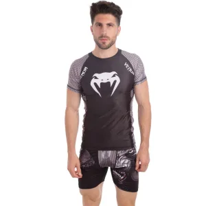 VNM Men's Short Sleeve Rashguard Black-Grey L