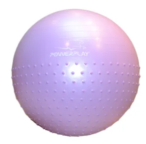 Fitness Ball (Gymball) PowerPlay 4003 Ø75 cm semi-massage purple + pump