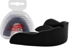 Капа боксерська PowerPlay 3317 SR доросла (вік 11+) чорна