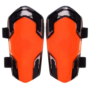 Football shin guards size M orange - M (19 cm)