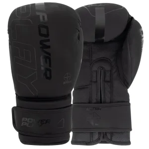 Боксерські рукавиці PowerPlay 3024 Ultra Mat чорні 8 унцій