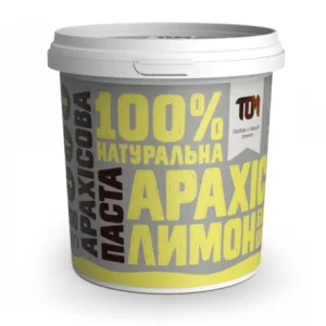 Арахісова паста - 500 г з маком білим шоколадом та лимоном
