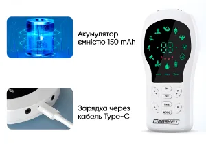 Міостимулятор EasyFit ActivePulse масажер електростимулятор м'язів + чохол