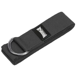 Ремінь для йоги PowerPlay PP_4409 183*3,8см. Чорний