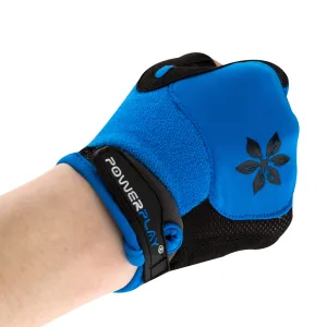 Велоперчатки женские PowerPlay 5284 D голубые - XS