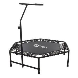 Батут для фітнесу з ручкою Profi Sport 125 см чорний MS 3256 Чорний