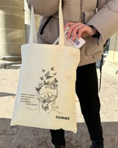 Екошопер BookOpt BK4022 волт дісней "якщо ти можеш мріяти про це значить ти можеш це зробити" бежевий