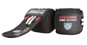 Бинти на коліна Power System PS-3700 Knee Wraps Red/Чорний пара