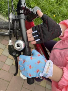 Cycling Gloves PowerPlay 001 Flamingo Blue 2 - XS