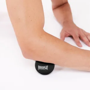 Масажний силіконовий м'яч PowerPlay PP-4354 Silicone Lacrosse Ball (6,3см.) Чорний