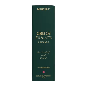 CBD Oil Isolate 3000 мг полуниця - 10 мл універсальний