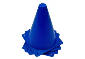 Конуси-фішки спортивні EasyFit 17 см (набір з 4 штук) сині