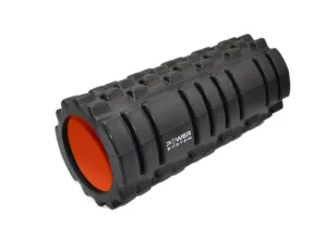 Масажний ролик роллер Power System PS-4050 Fitness Foam Roller чорний/помаранчевий 33x15 см.