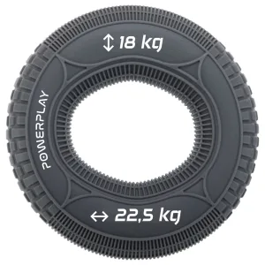 Еспандер кистьовий силіконовий PowerPlay PP-4330 Hand Grip Loops Medium 18-22,5 кг. Сірий