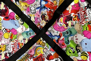 Тюбинг надувные санки ватрушка с камерой "мультик" 100 см