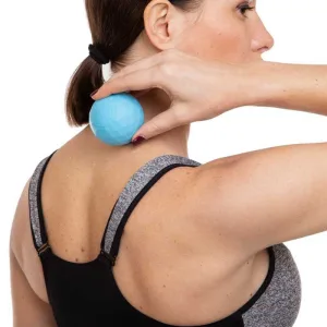М'яч масажер для спини силікон майдан блакитний