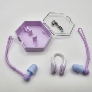 Набір беруші затискач для плавання Sainteve Рожевий