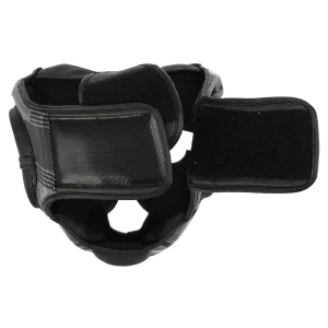 Шолом боксерський з повним захистом чорно-сірий ZHT-2 - L