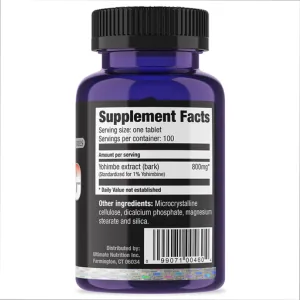 Yohimbe Bark Extract 800 мг - 100 таблеток