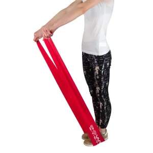 Стрічка еспандер для спорту та реабілітації Power System PS-4122 Flat Stretch Band Level 2 Red 9 - 11 кг.