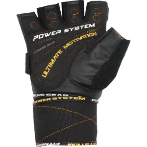 Рукавички для фітнесу Power System PS-2810 Ultimate Motivation Black/Yellow Line - XL