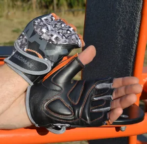 Рукавички для фітнесу MadMax MFG-831 Mti 83,1 Grey/Digital Camo XXL