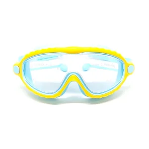 Окуляри для плавання Conquest дитячий блакитно-жовтий