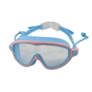 Окуляри для плавання Conquest дитячий блакитно-рожевий