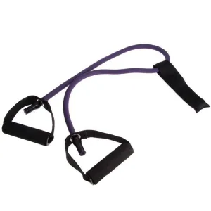 Еспандер трубчастий з ручками та фіксатором дверей довжина 120 см навантаження 22,7 кг фіолетовий