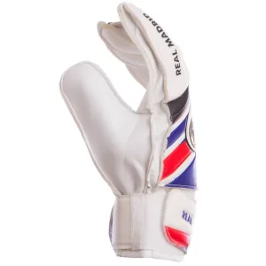 Рукавички воротарські дитячі BALLONSTAR із символікою футбольного клубу Real Madrid 5 - білий/синій