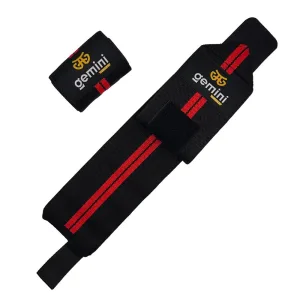 Elastic Wrist Support for Wrist Fixation 2 pcs black-red