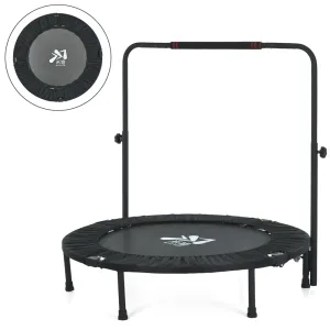 Батут для фитнеса с ручкой Profi Sport 100 см черный MS