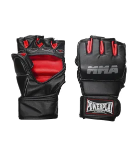 Рукавиці для MMA PowerPlay 3053 чорно червоні L/XL