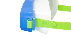 Маска для плавання BESTWAY 3+ 22011 зелено-синій