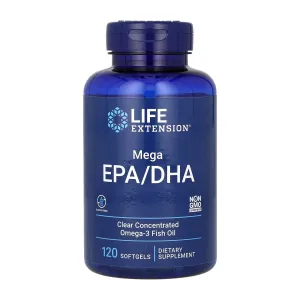 Mega EPA/DHA Omega-3 Fish Oil - 120 софтгель (до 09,26)