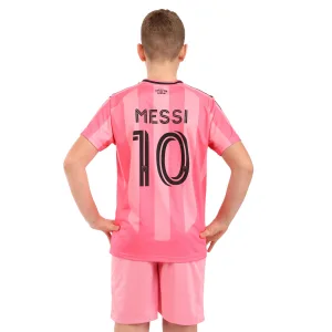Футбольна форма дитяча INTER MIAMI MESSI 10 рожева розмір 26