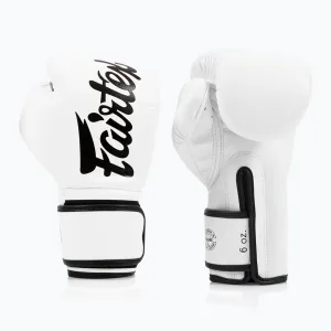 Боксерські рукавиці Fairtex BGV14 White 10 унцій (бинти в комплекті)