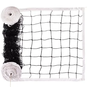 Volleyball Net MIK 9.5x1.0 m Black-White