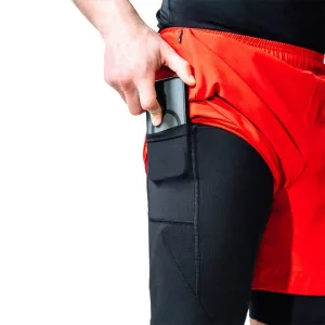 Компресійні шорти для RDX MMA T16 2-в-1 RED/BLACK-S