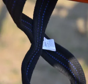 Лямки для тяги вісмірка Power System PS-3405 Figure 8 чорний/синій L/XL