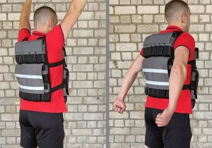 Жилет обтяжувач EasyFit Armor 18 кг набірний з кроком 0,5 кг