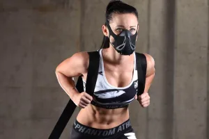 Маска для тренування дихання Phantom Training Mask Black S