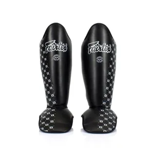 Захист гомілки та стопи Fairtex SP5 Shin Pads Black XL