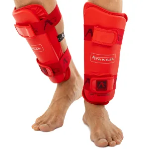 Захист гомілки та стопи для карате Arawaza R Replica Червоний - XL