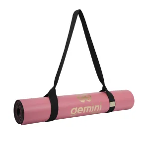 Килимок для йоги каучуковий поліуретан Sport Pro 183 см*68 см*5 мм рожевий